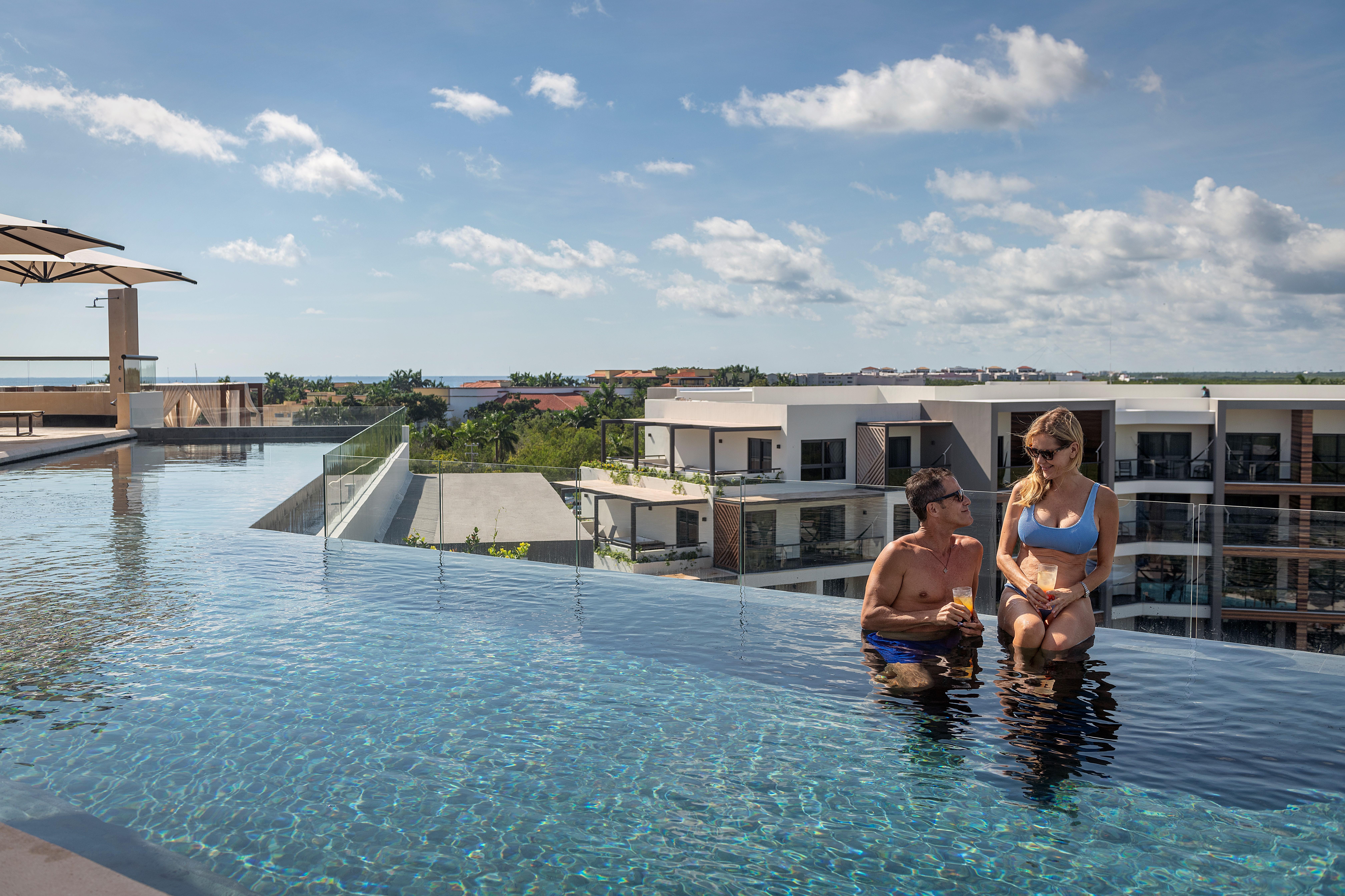 A Private Junior Suite At The All-Inclusive, Ventus At Marina El Cid Spa & Beach (Adults Only) Puerto Morelos Esterno foto
