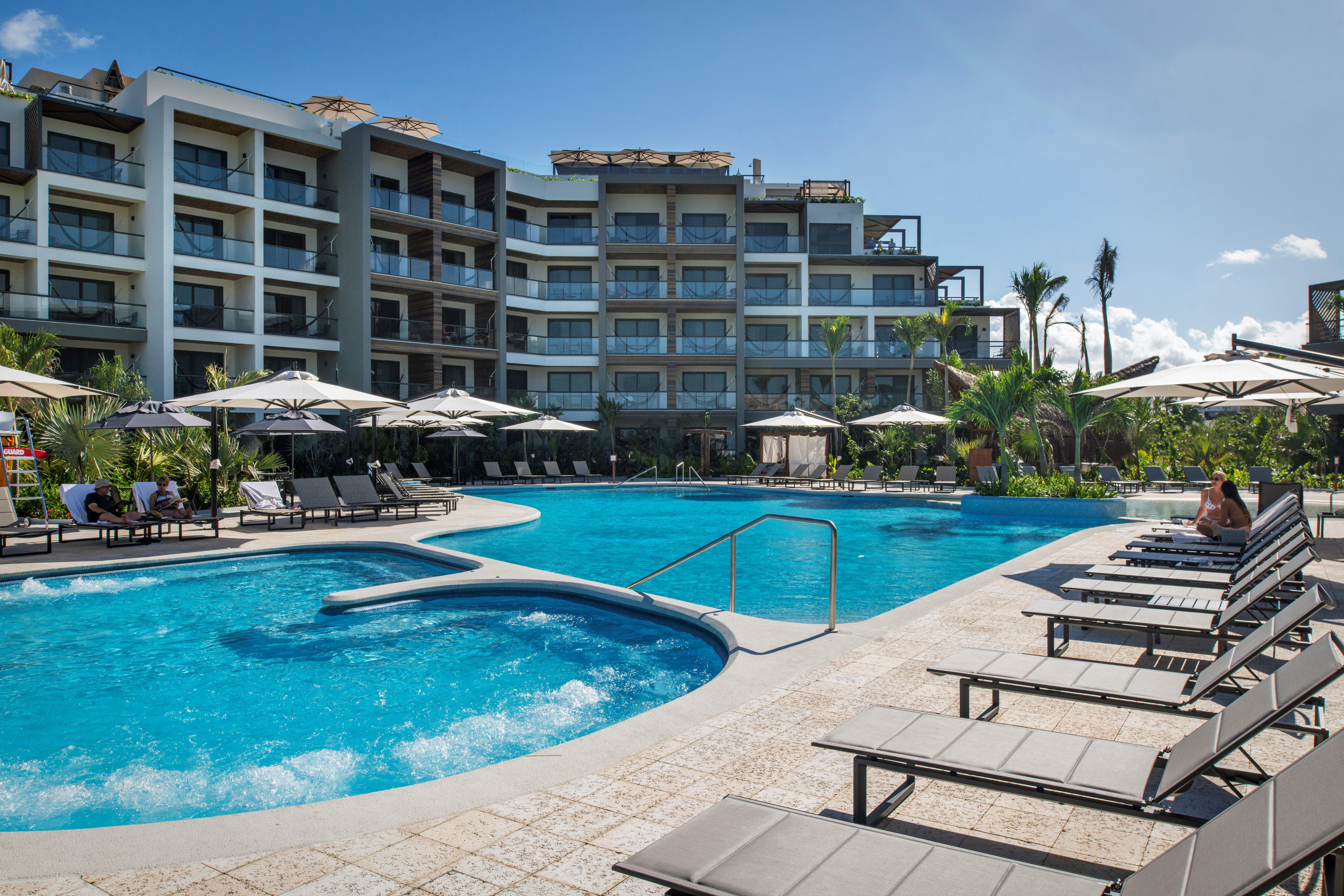 A Private Junior Suite At The All-Inclusive, Ventus At Marina El Cid Spa & Beach (Adults Only) Puerto Morelos Esterno foto